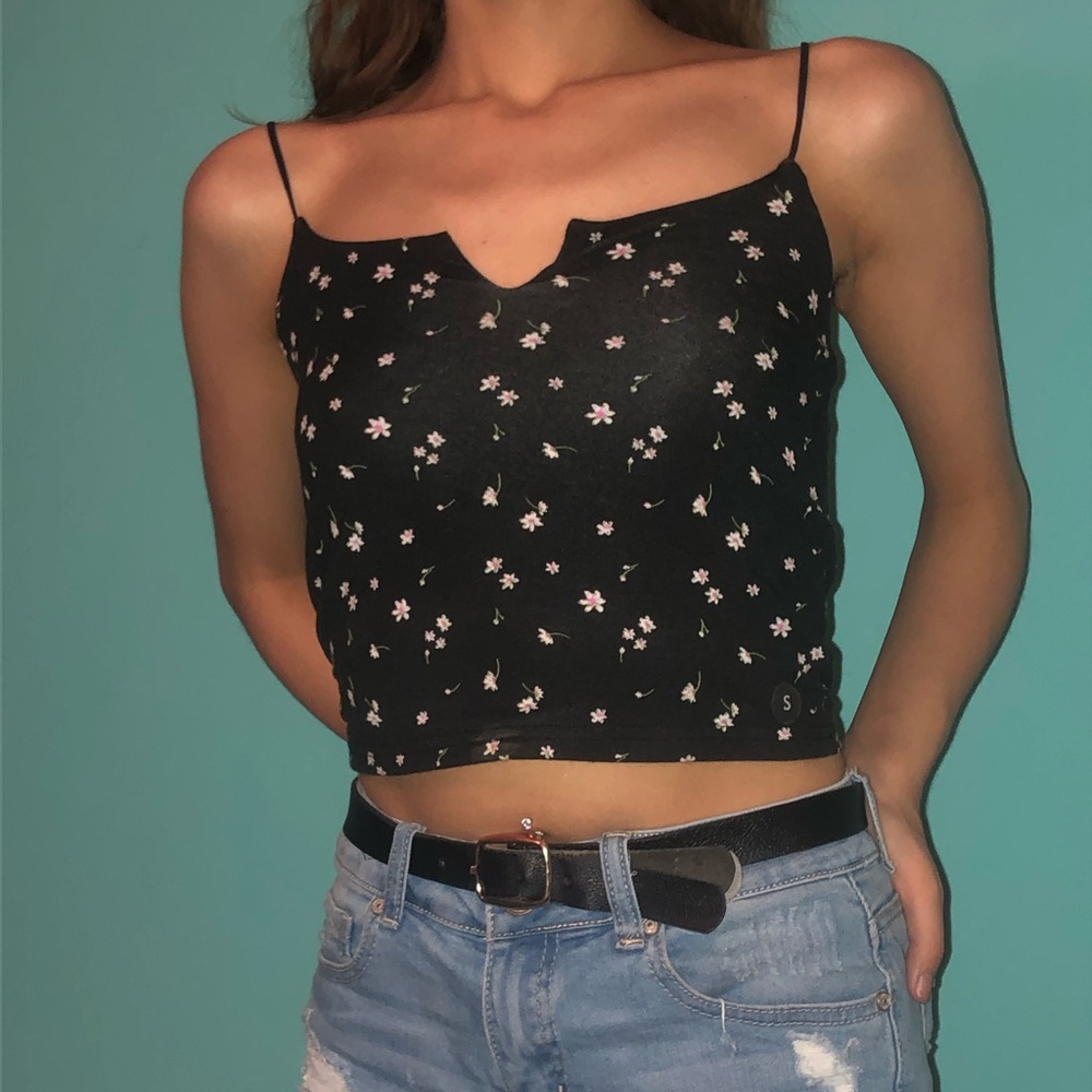 pacsun cropped tank top